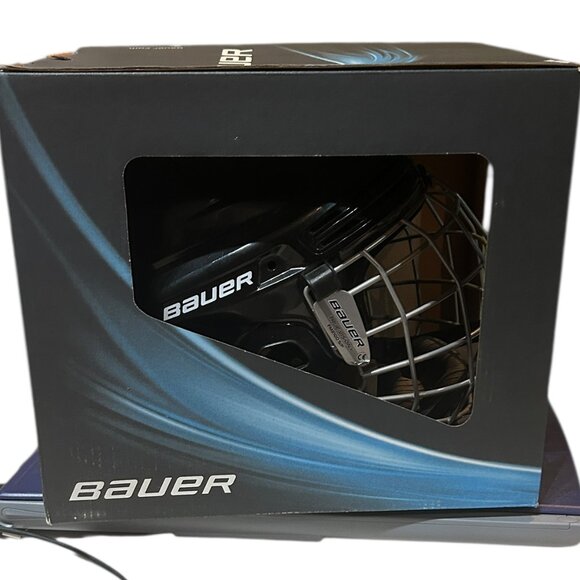 Bauer 2100 Hockey Helmet Combo CTC 1049042 Black Size M New Open Box - Picture 5 of 7